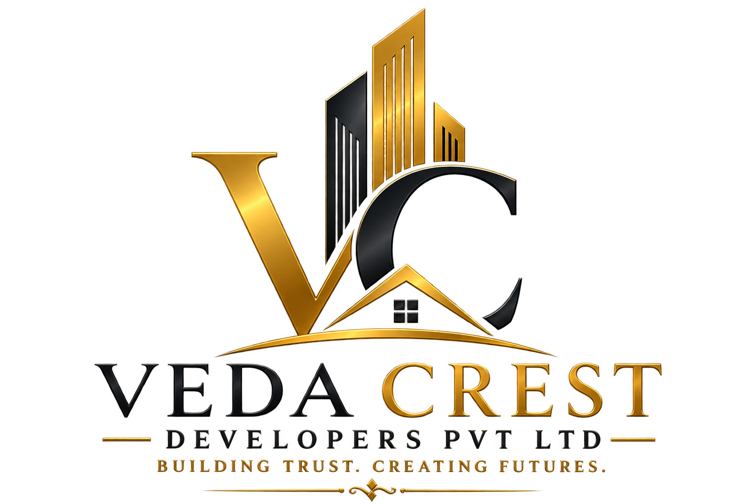 Veda Crest Developers logo